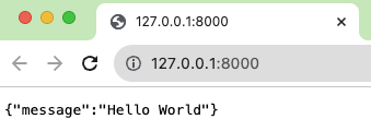 hello world endpoint